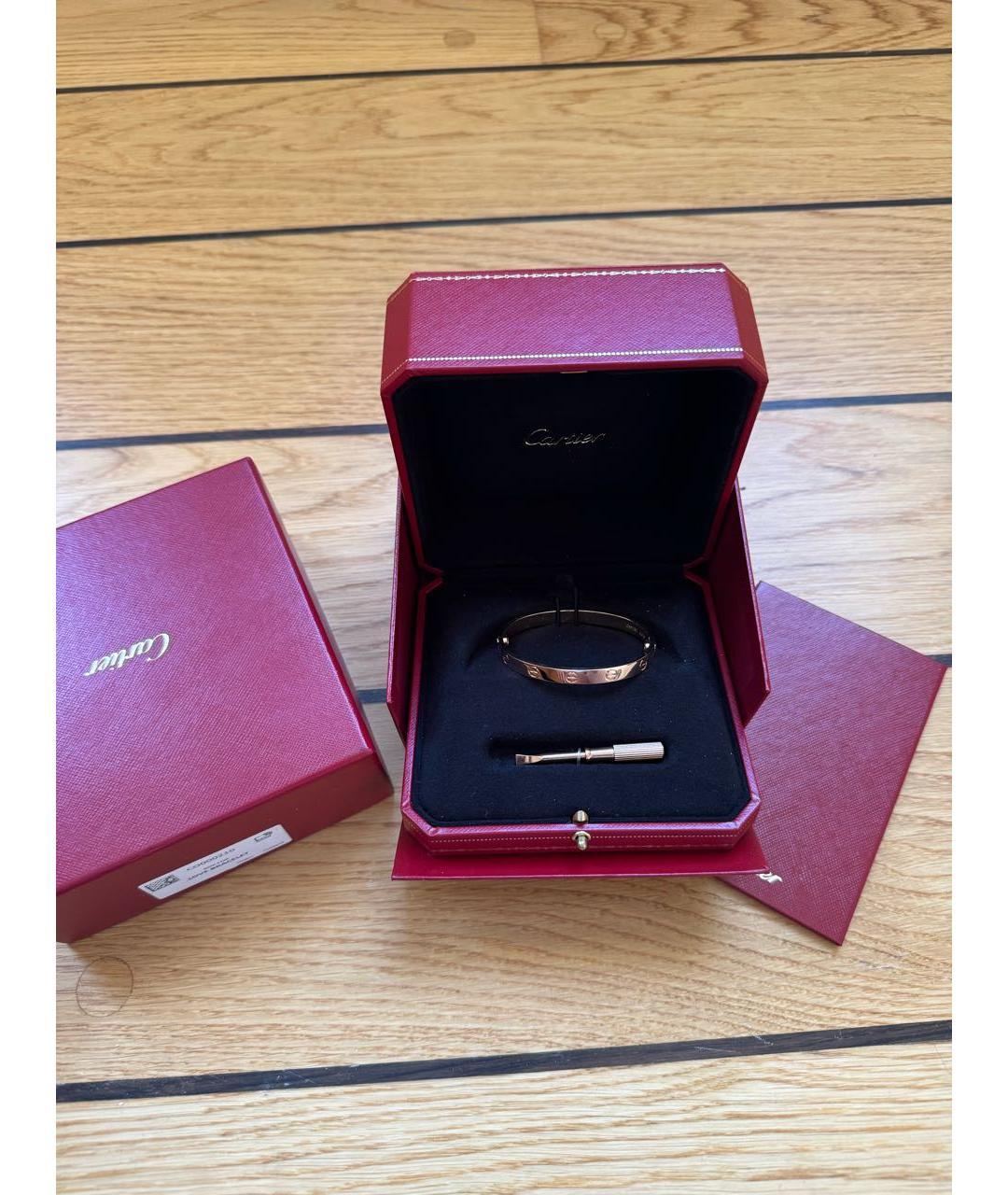 CARTIER Золотой браслет из розового золота, фото 3