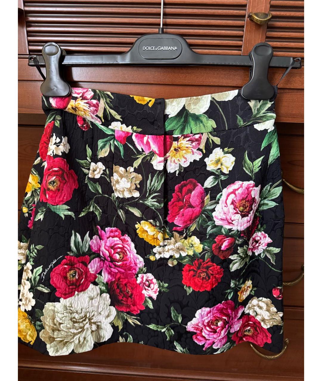 DOLCE&GABBANA Мульти юбка мини, фото 2