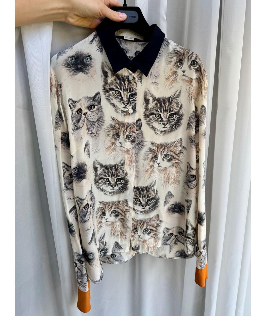 STELLA MCCARTNEY Мульти шелковая блузы, фото 2