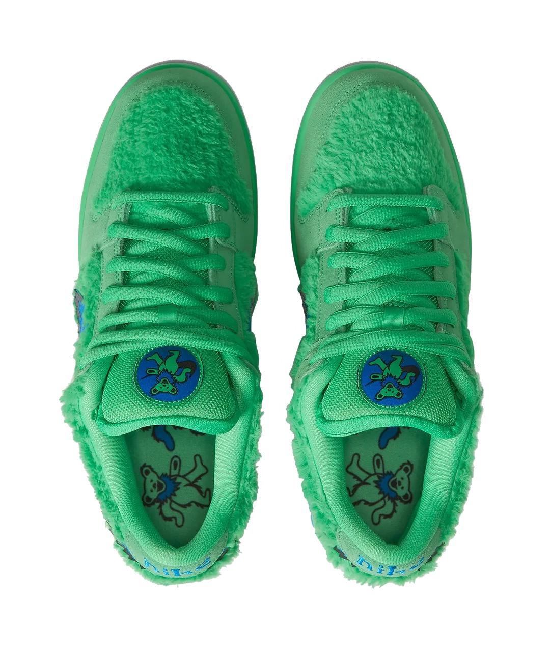 NIKE Зеленые низкие кроссовки / кеды, фото 3