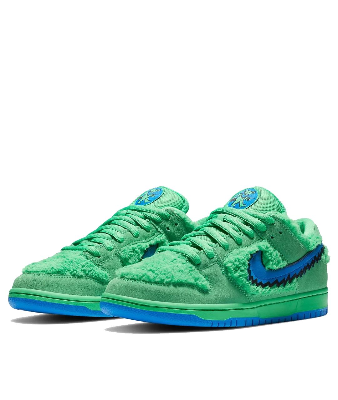 NIKE Зеленые низкие кроссовки / кеды, фото 2