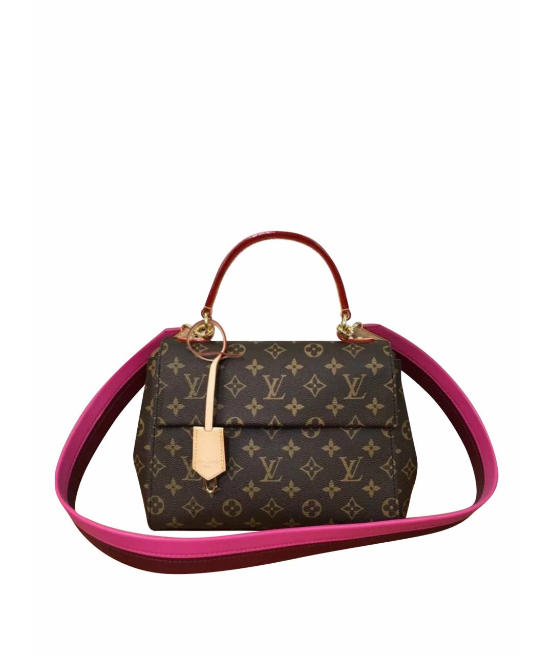 LOUIS VUITTON Коричневая сумка с короткими ручками, фото 1