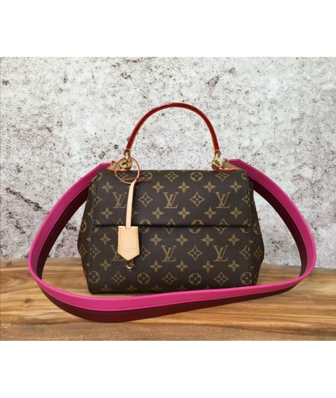 LOUIS VUITTON Коричневая сумка с короткими ручками, фото 3