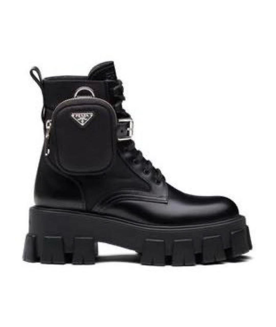 PRADA Черные ботинки, фото 7