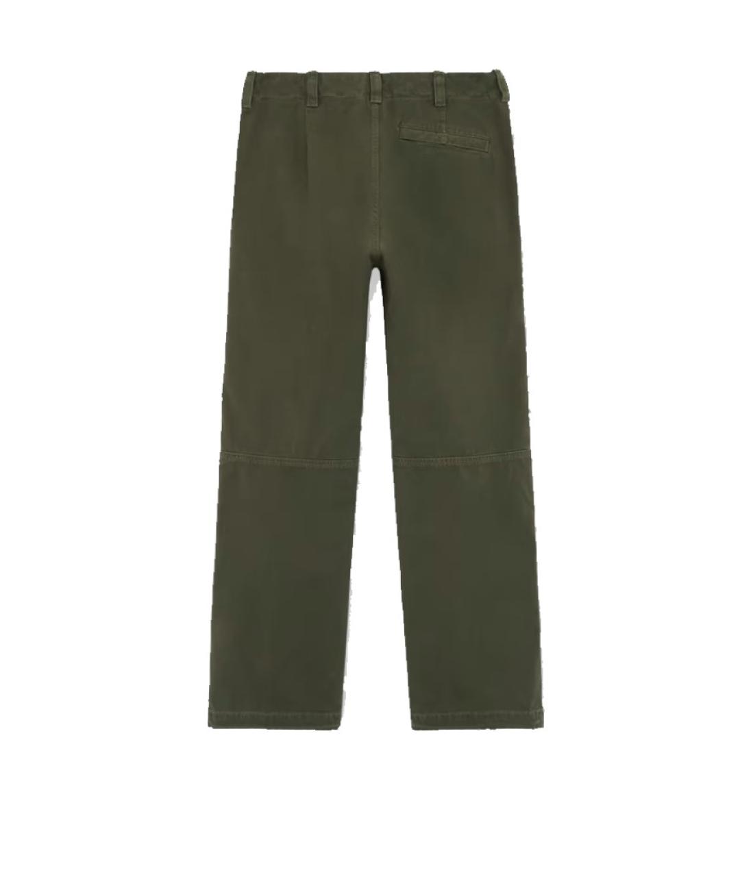 STONE ISLAND Хаки полиэстеровые повседневные брюки, фото 2