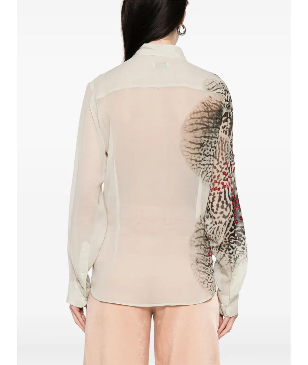 DRIES VAN NOTEN Мульти шелковая рубашка, фото 3