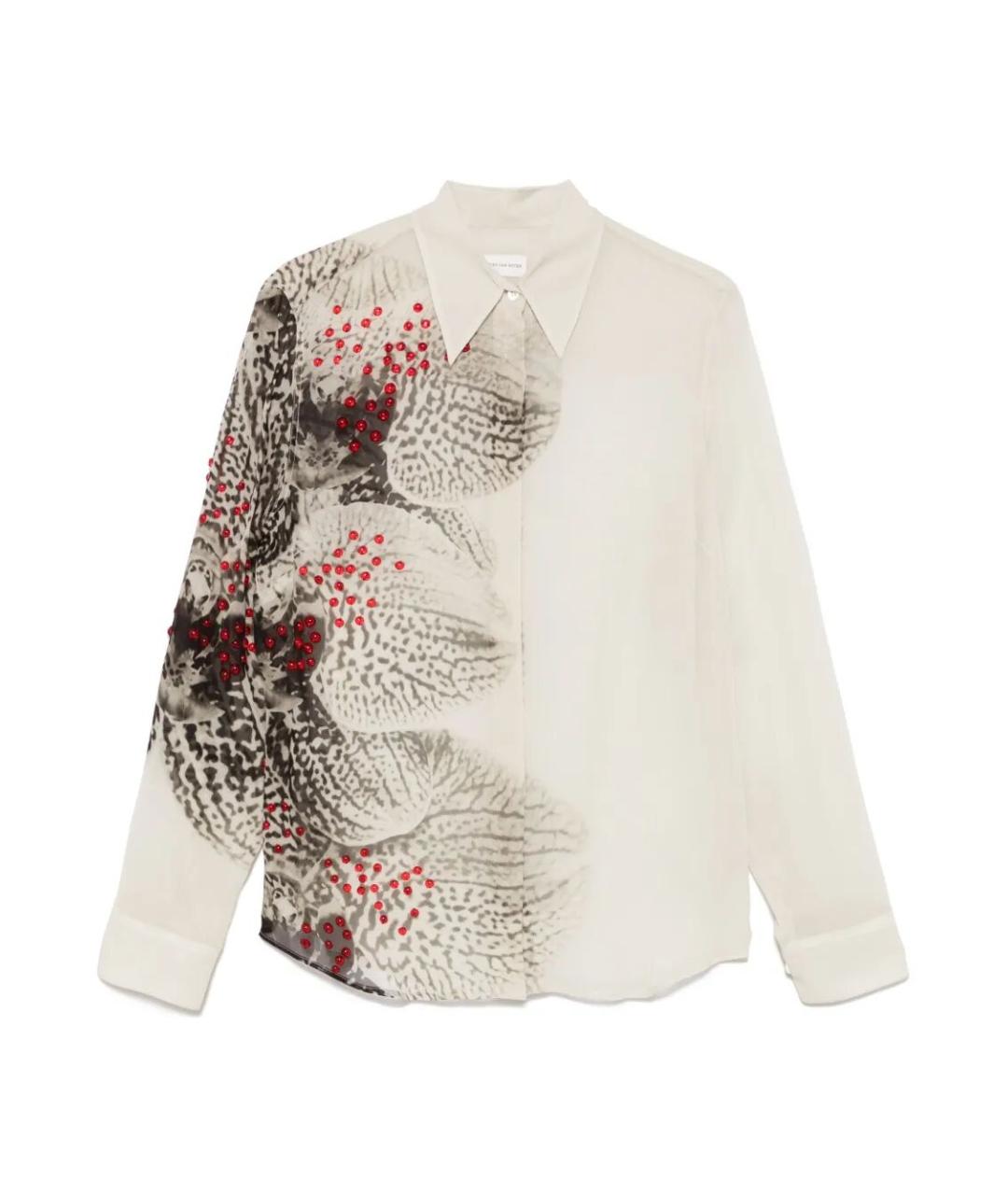 DRIES VAN NOTEN Мульти шелковая рубашка, фото 1
