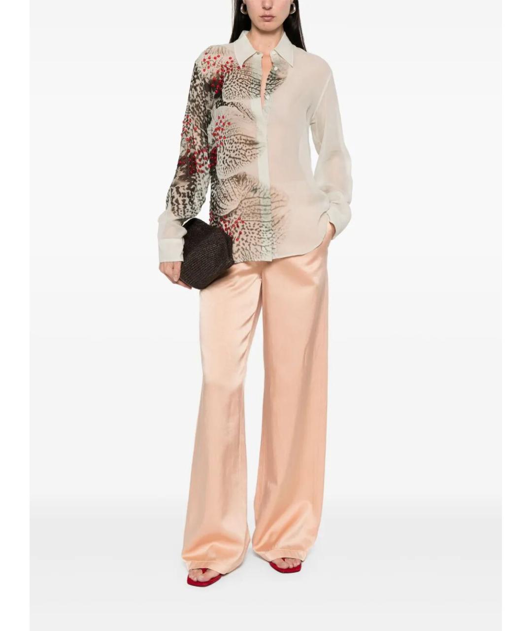 DRIES VAN NOTEN Мульти шелковая рубашка, фото 5