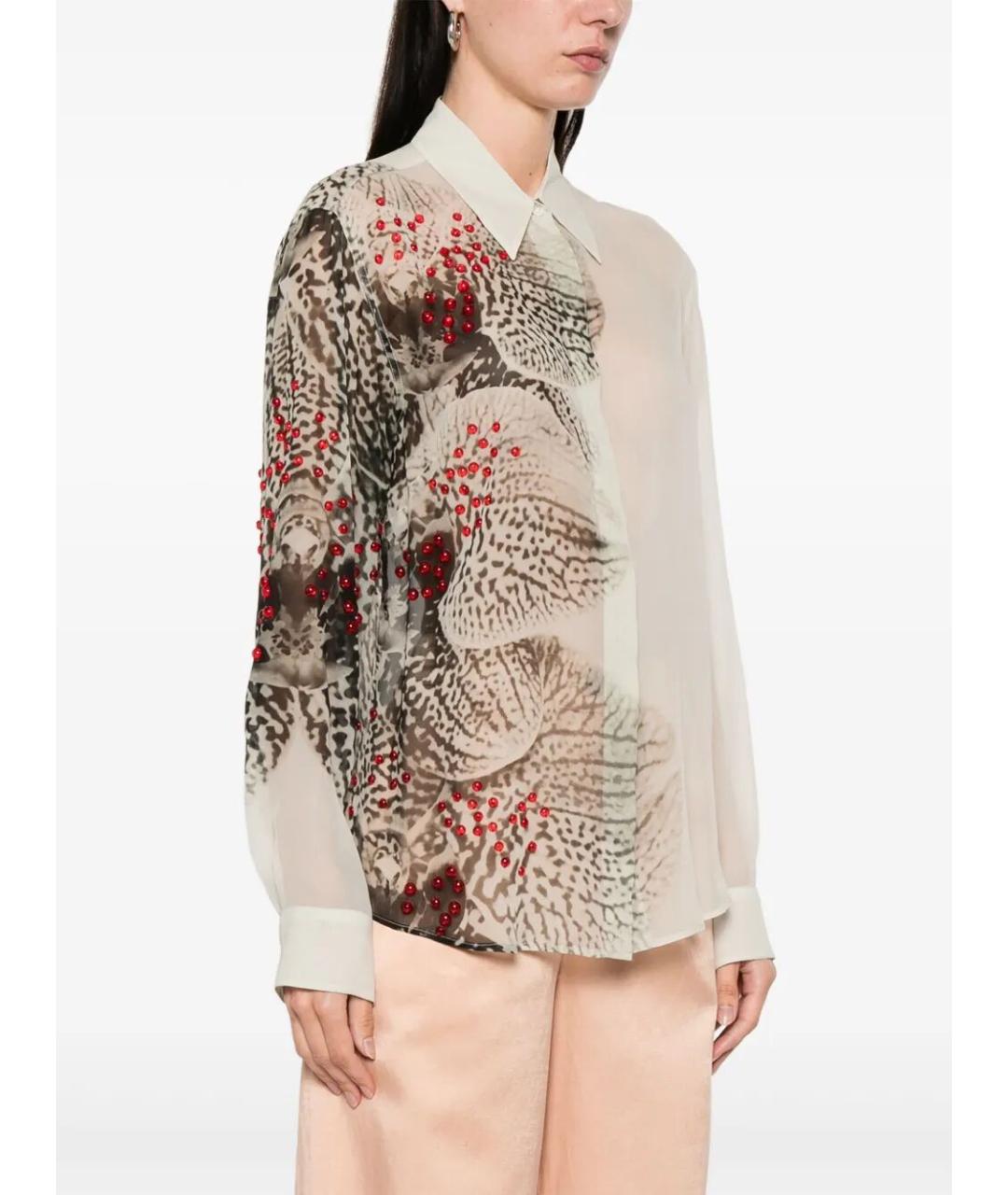 DRIES VAN NOTEN Мульти шелковая рубашка, фото 2