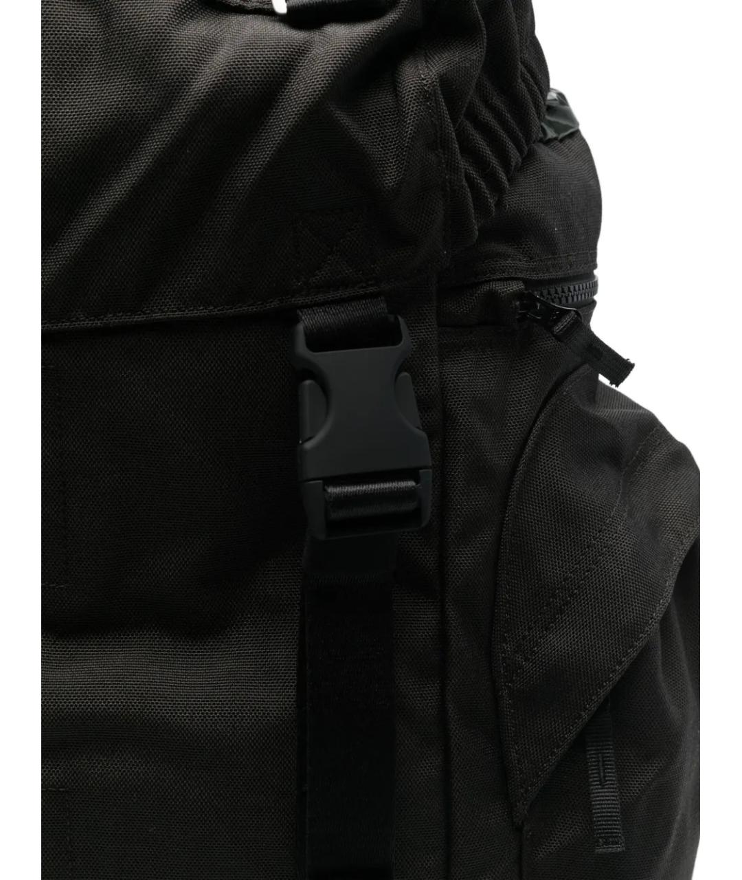 STONE ISLAND Черный синтетический рюкзак, фото 4