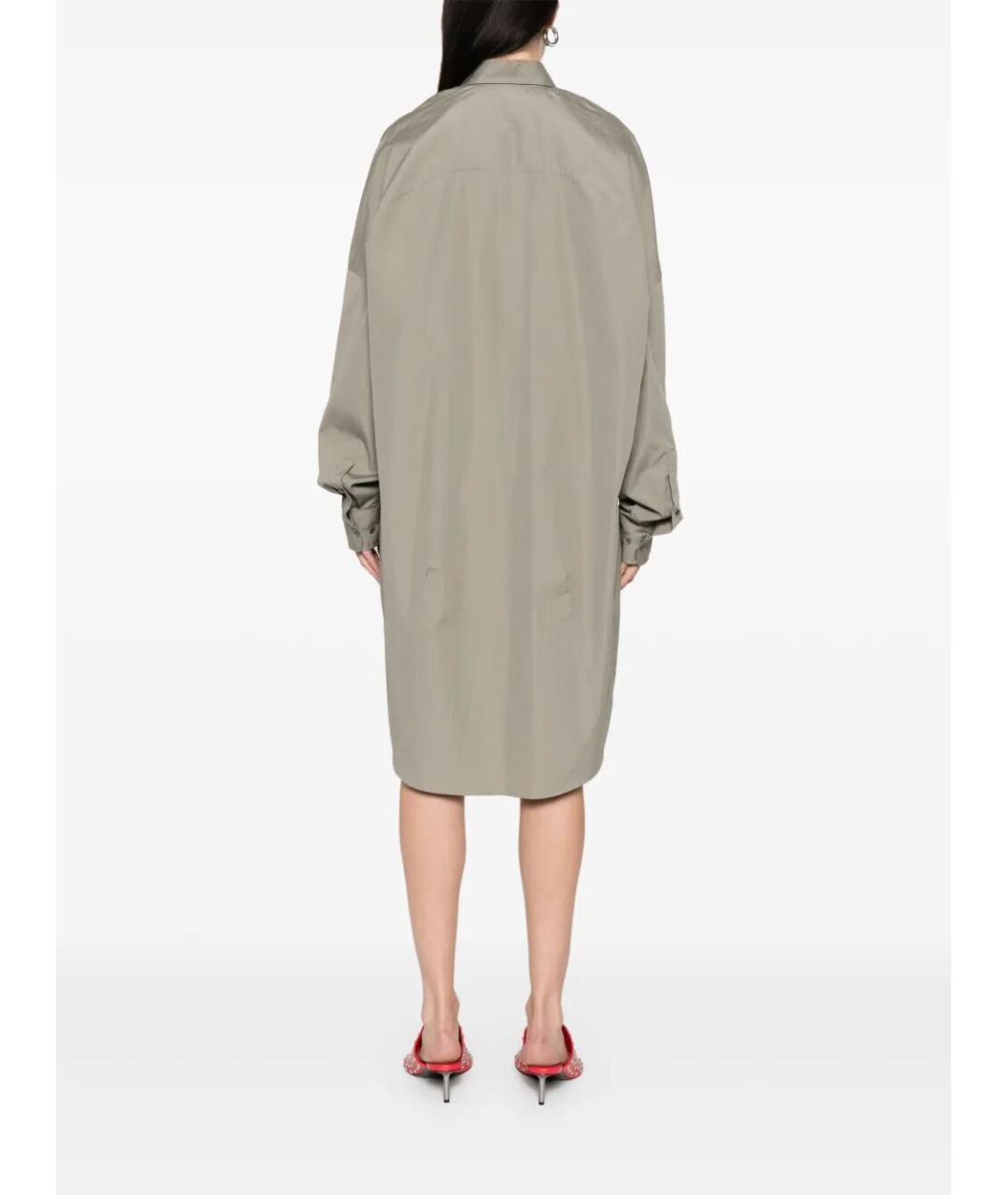 DRIES VAN NOTEN Бежевое хлопковое повседневное платье, фото 3