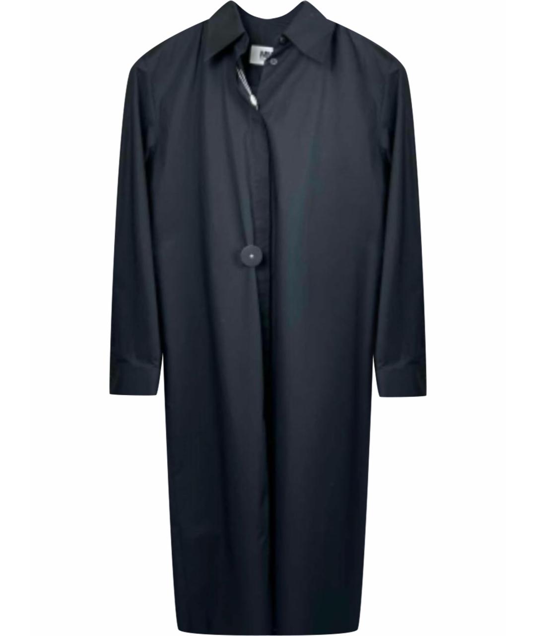 MM6 MAISON MARGIELA Черное хлопковое повседневное платье, фото 1