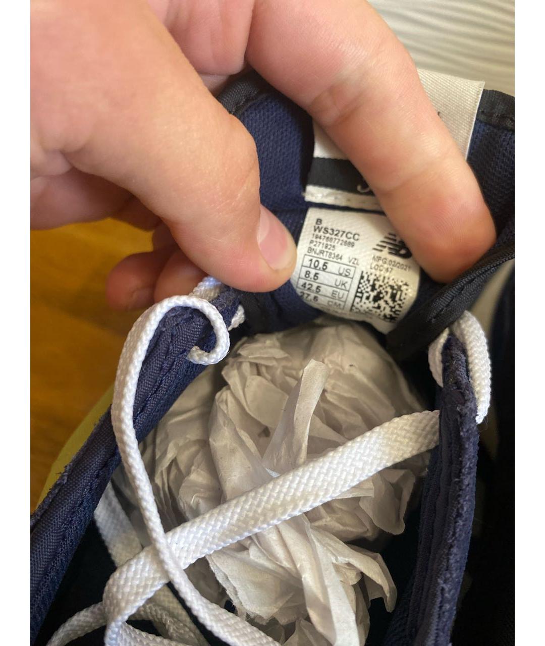 NEW BALANCE Темно-синие низкие кроссовки / кеды, фото 3