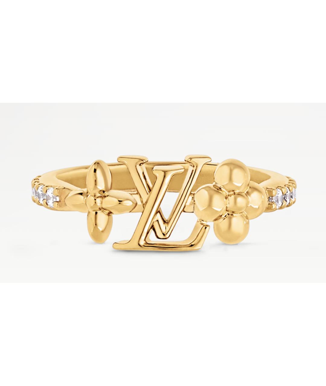 LOUIS VUITTON Золотое латунное кольцо, фото 6