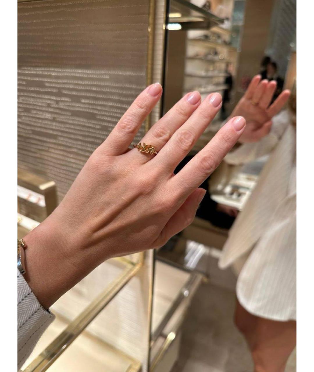 LOUIS VUITTON Золотое латунное кольцо, фото 3