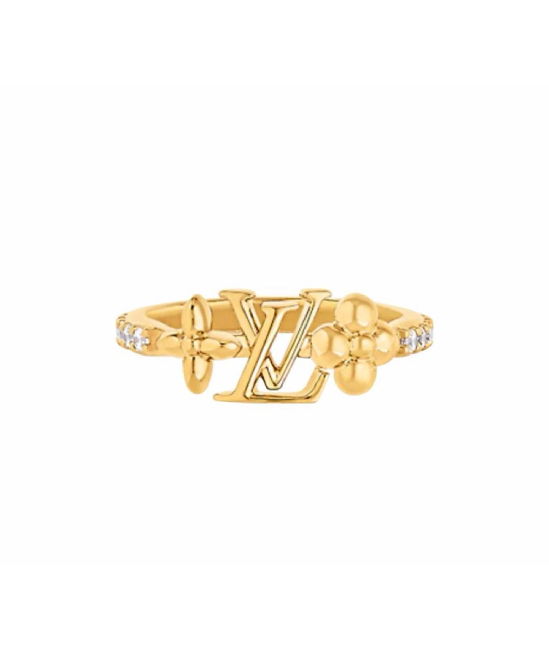 LOUIS VUITTON Золотое латунное кольцо, фото 5
