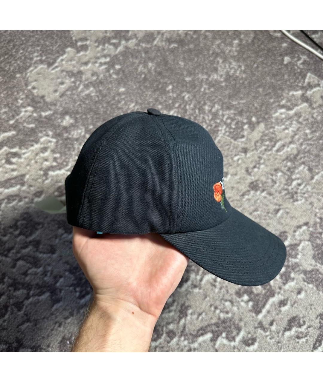 OFF-WHITE Черная хлопковая кепка, фото 3