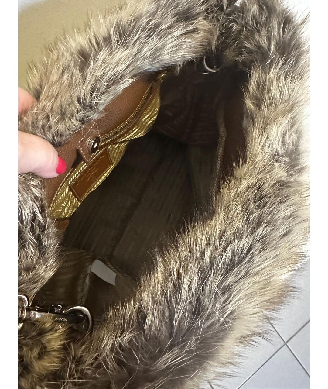 PRADA Бежевая сумка тоут, фото 5