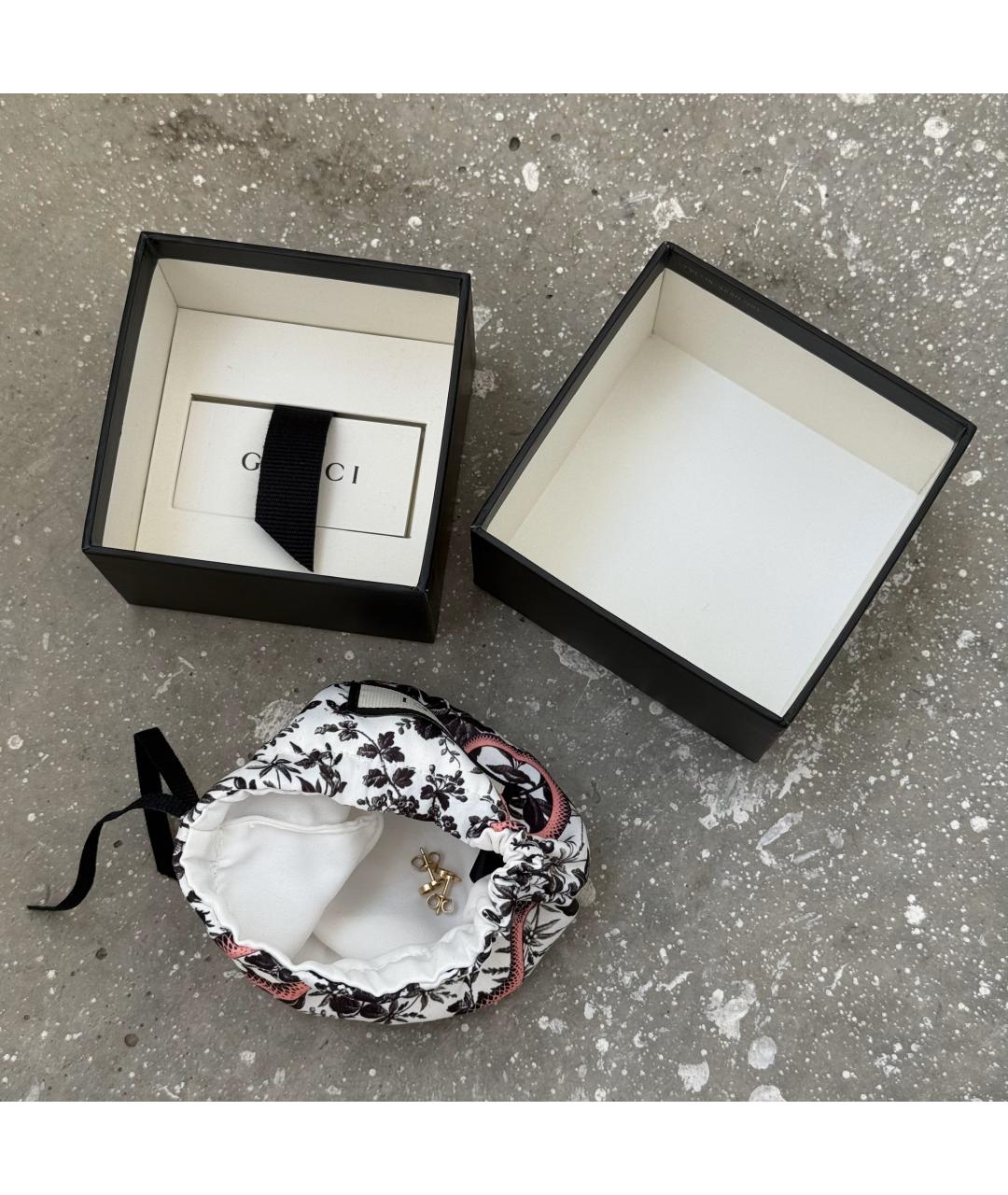 GUCCI Золотые серьги из желтого золота, фото 8