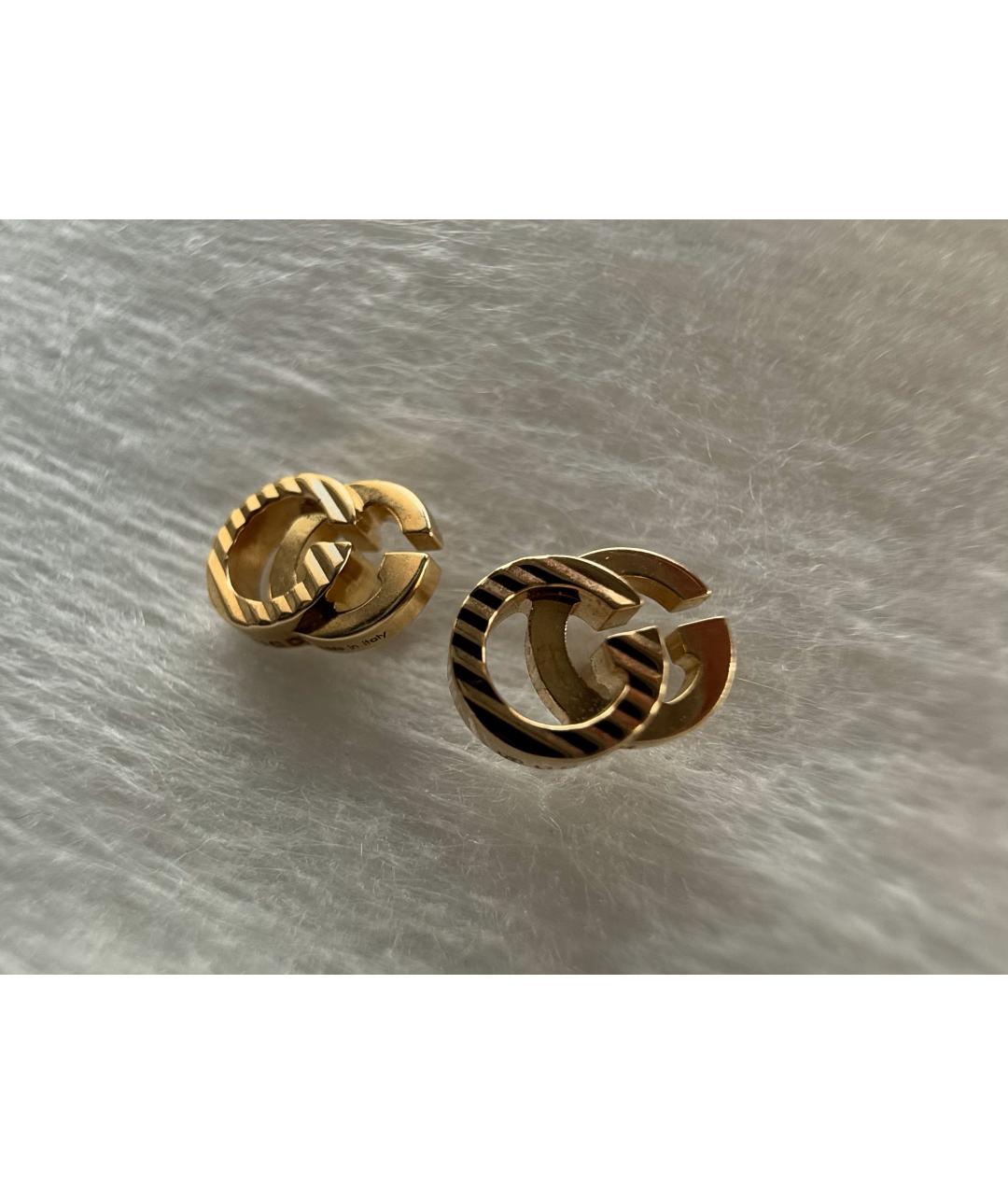 GUCCI Золотые серьги из желтого золота, фото 2