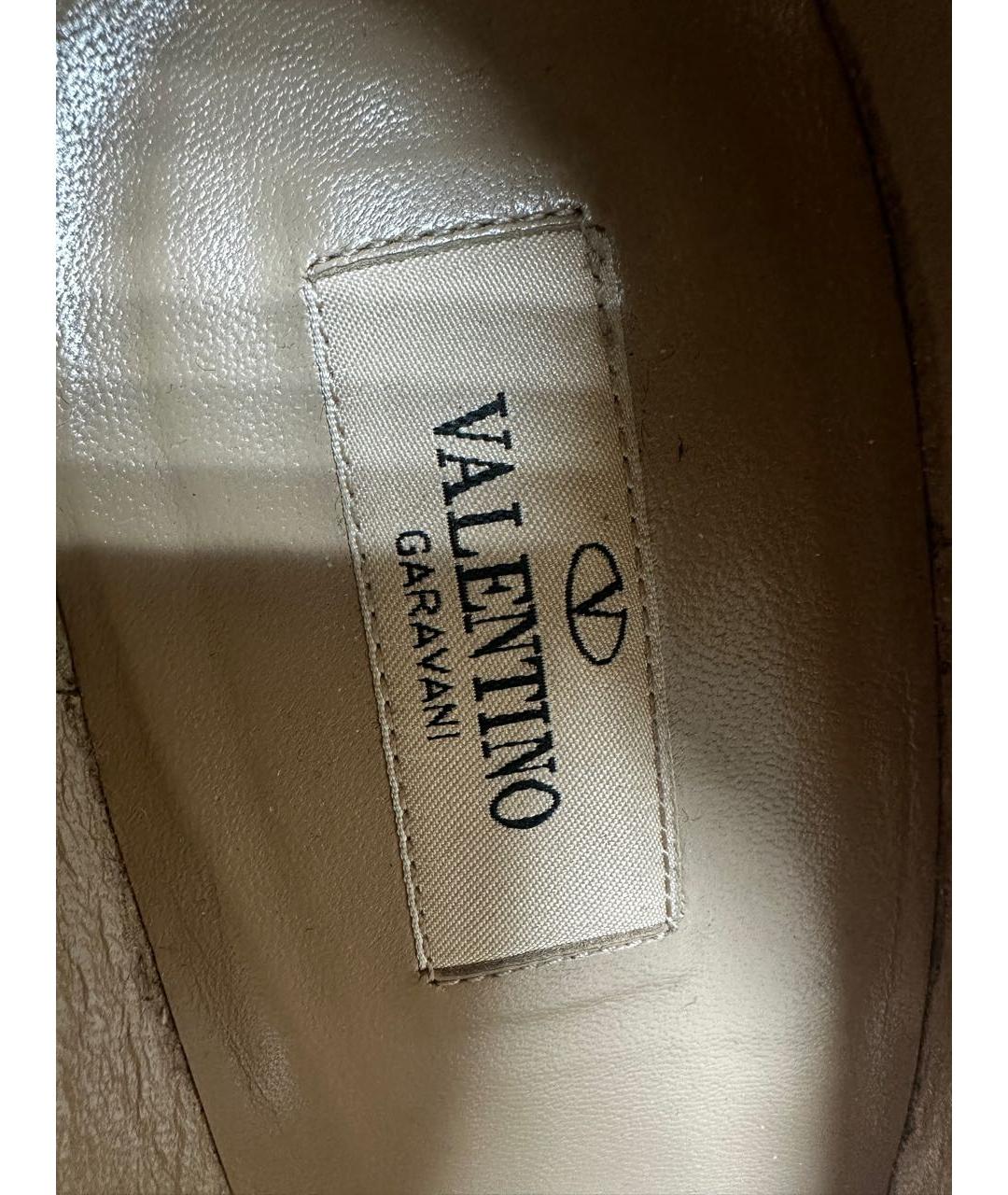 VALENTINO Красные кожаные туфли, фото 7