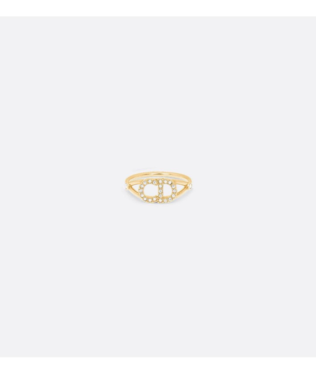 CHRISTIAN DIOR Золотое металлическое кольцо, фото 2
