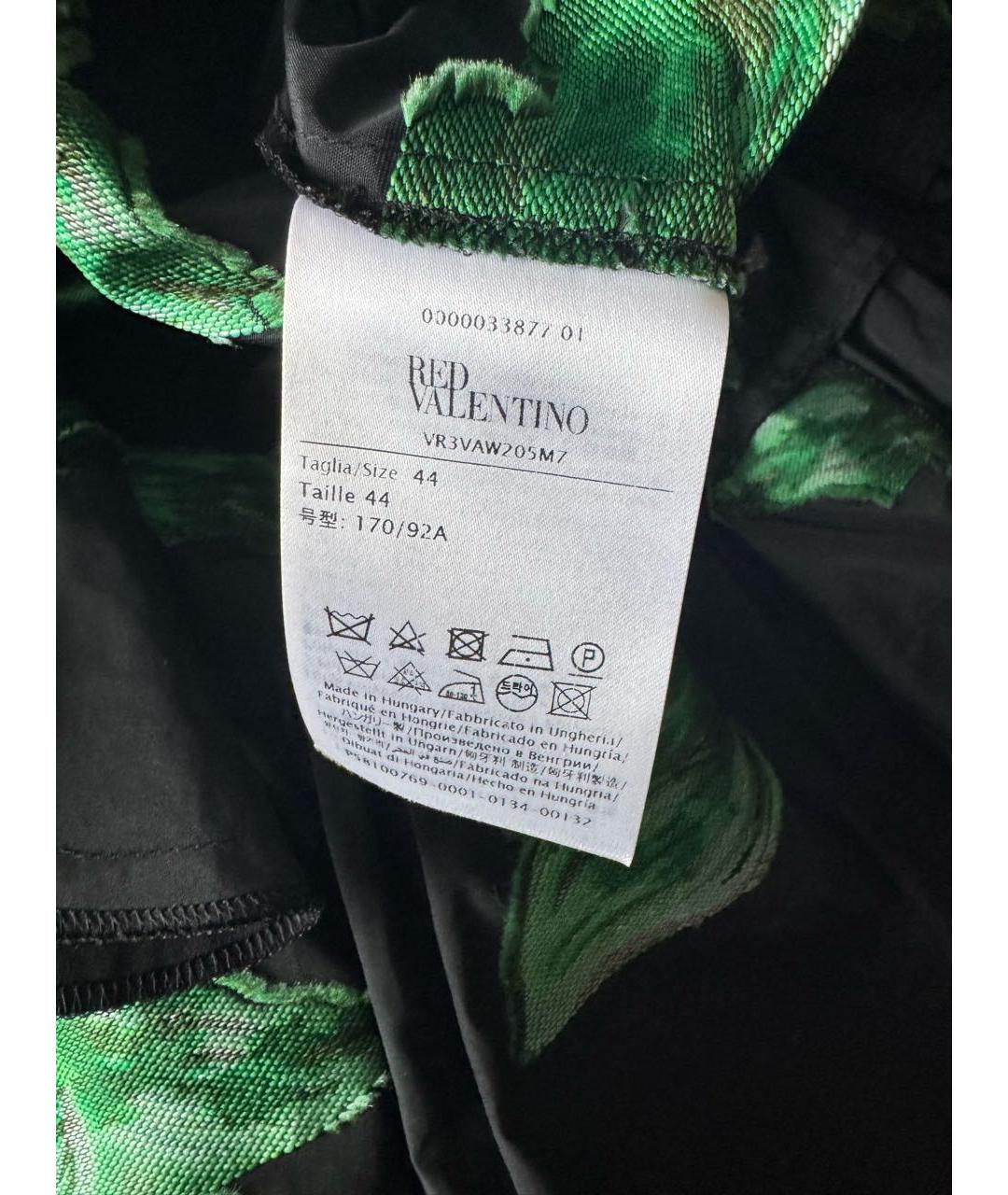 RED VALENTINO Черное полиэстеровое повседневное платье, фото 4