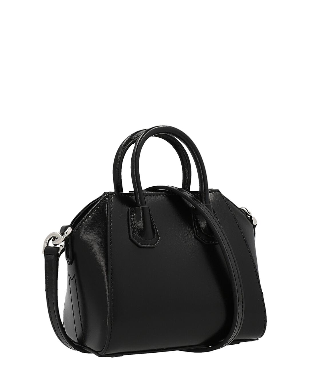 GIVENCHY Черная кожаная сумка тоут, фото 4