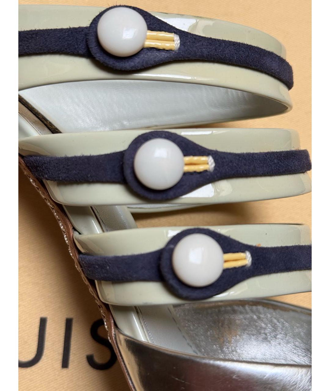 LOUIS VUITTON Мюли из лакированной кожи, фото 6