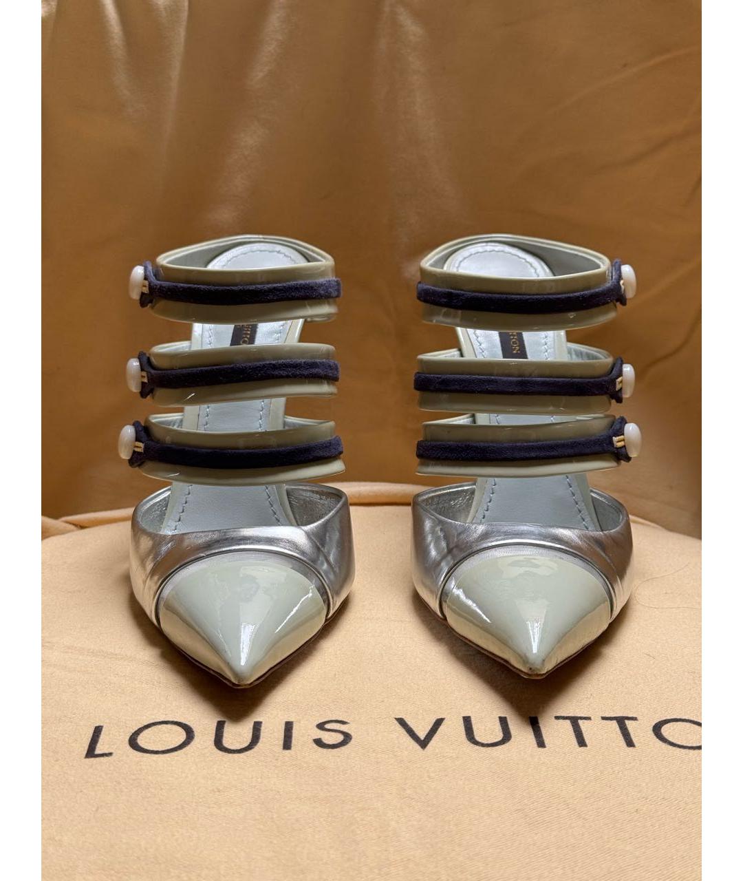 LOUIS VUITTON Мюли из лакированной кожи, фото 2