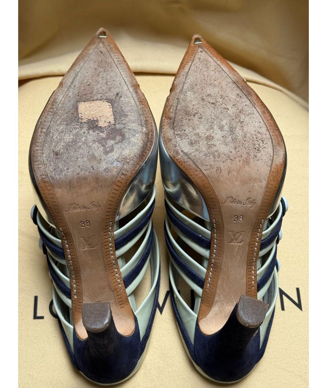 LOUIS VUITTON Мюли из лакированной кожи, фото 5