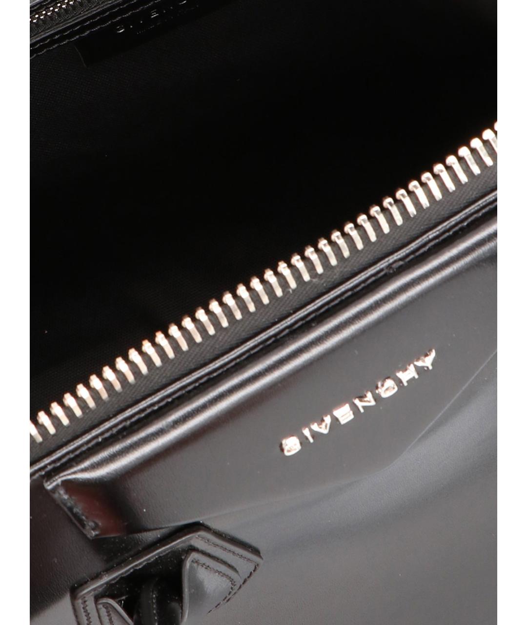 GIVENCHY Черная кожаная сумка тоут, фото 3