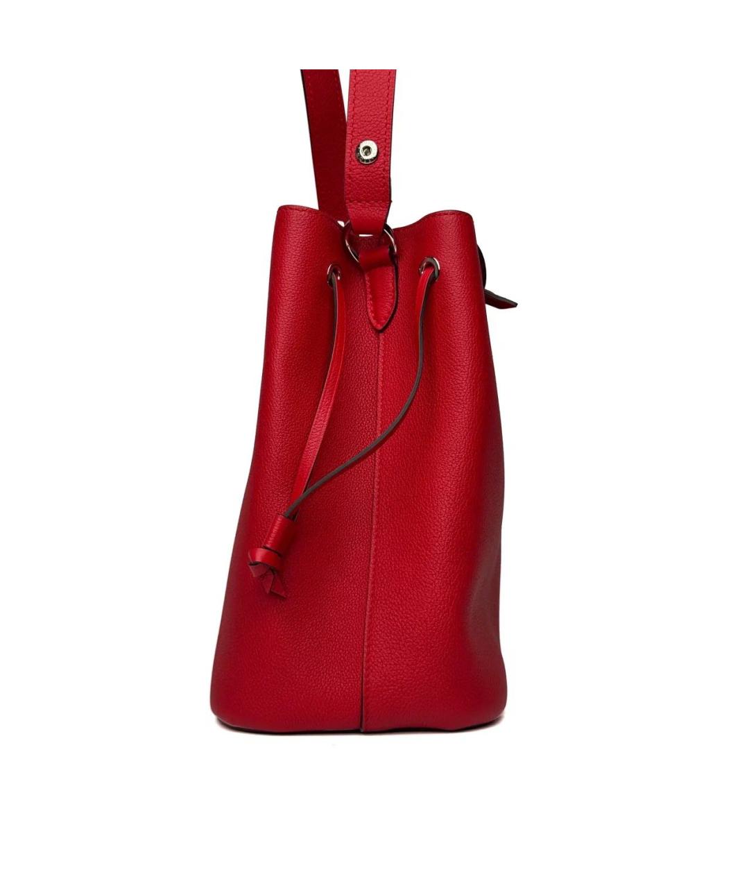 LOUIS VUITTON Красная кожаная сумка тоут, фото 8