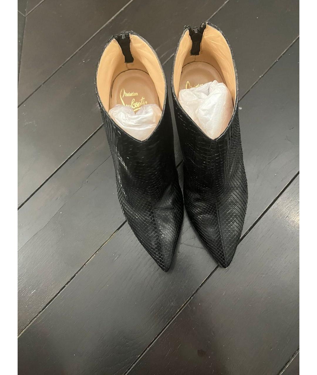 CHRISTIAN LOUBOUTIN Черные ботильоны, фото 3
