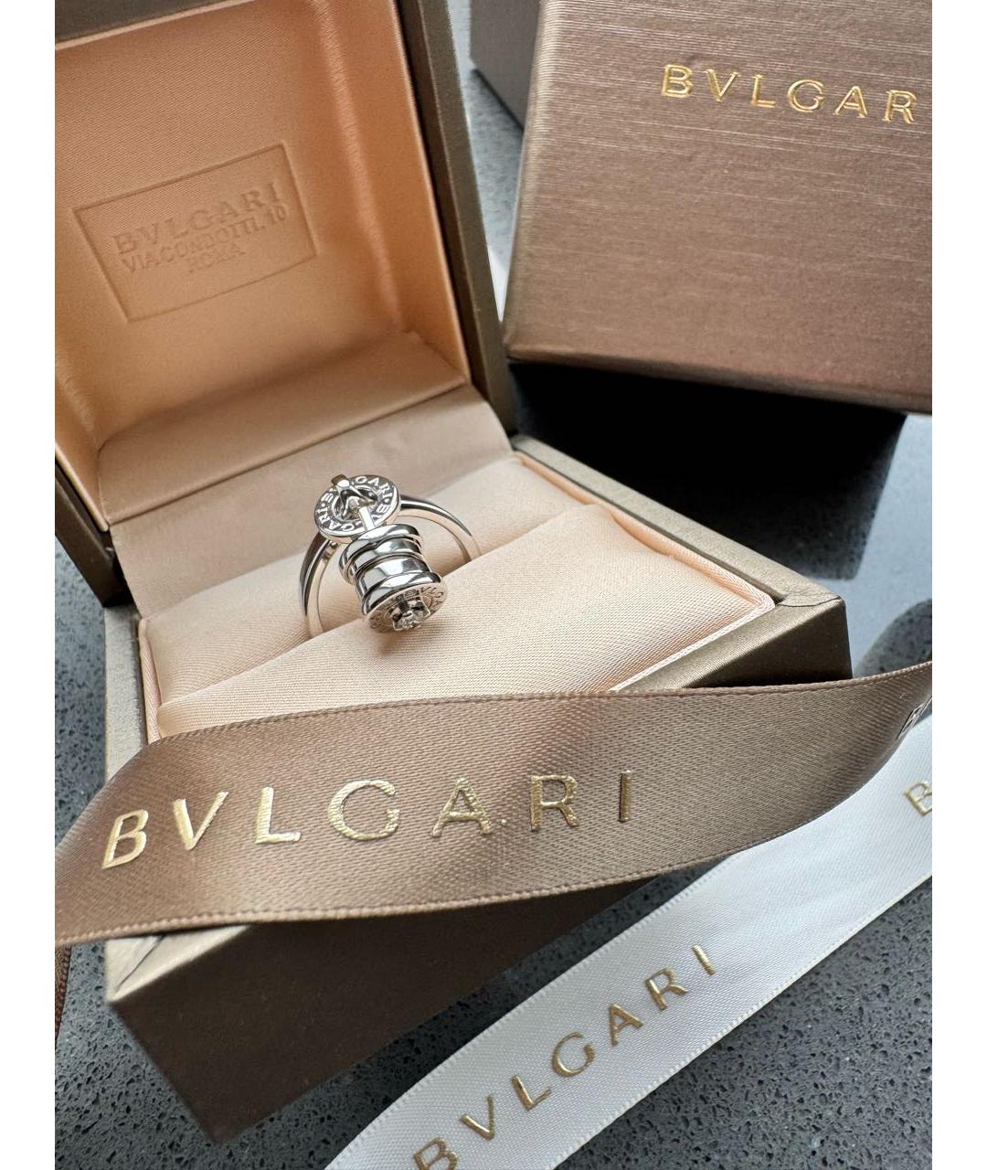 BVLGARI Кольцо из белого золота, фото 2