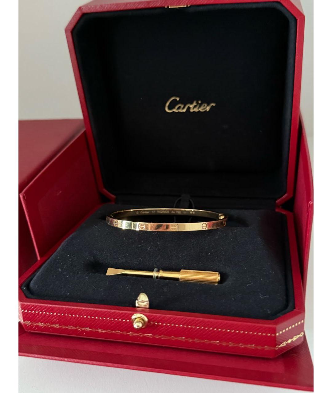 CARTIER Золотой браслет из желтого золота, фото 3
