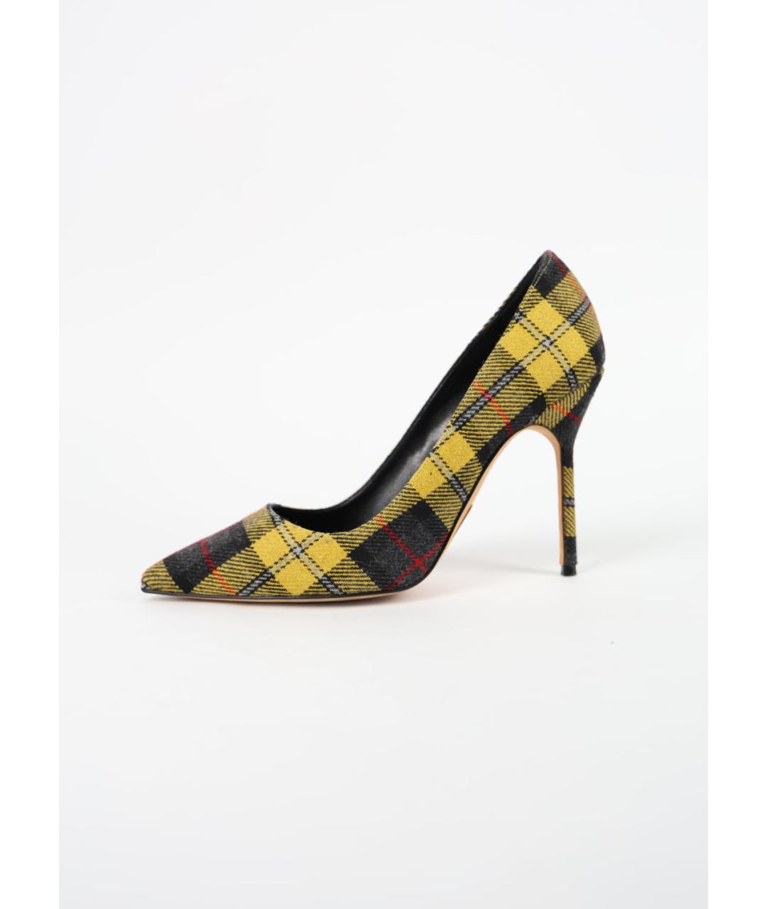MANOLO BLAHNIK Мульти текстильные туфли, фото 6