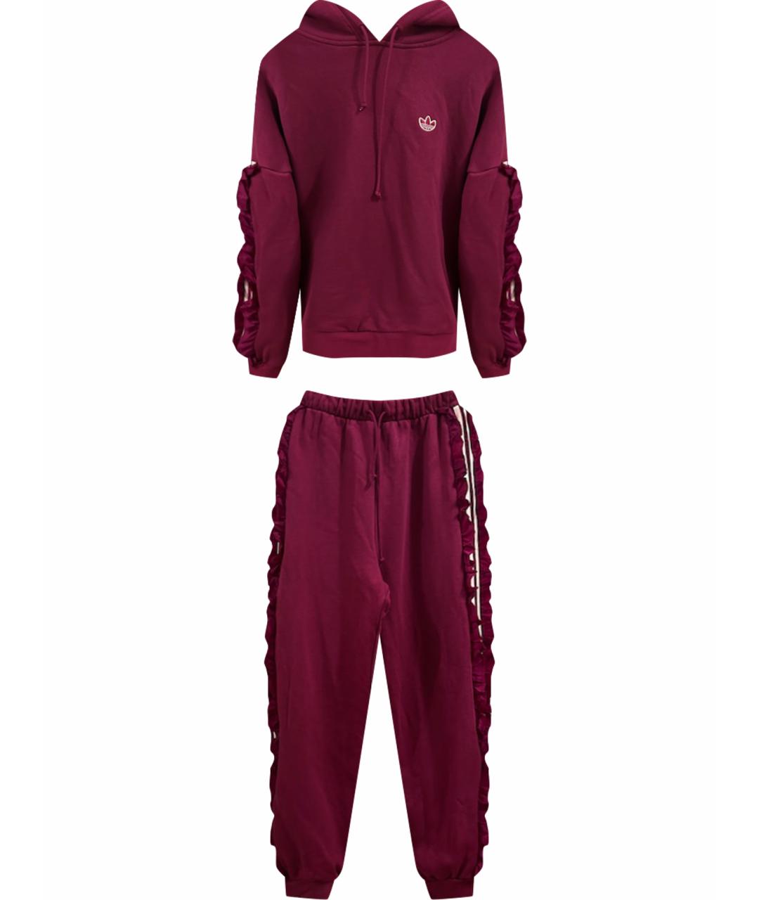 ADIDAS Фуксия хлопковый спортивные костюмы, фото 1