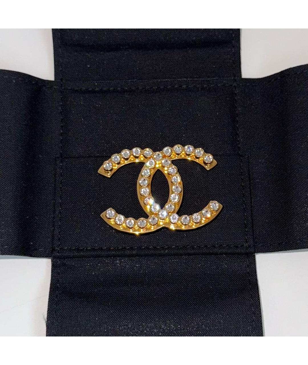 CHANEL Золотая металлическая булавка / брошь, фото 4