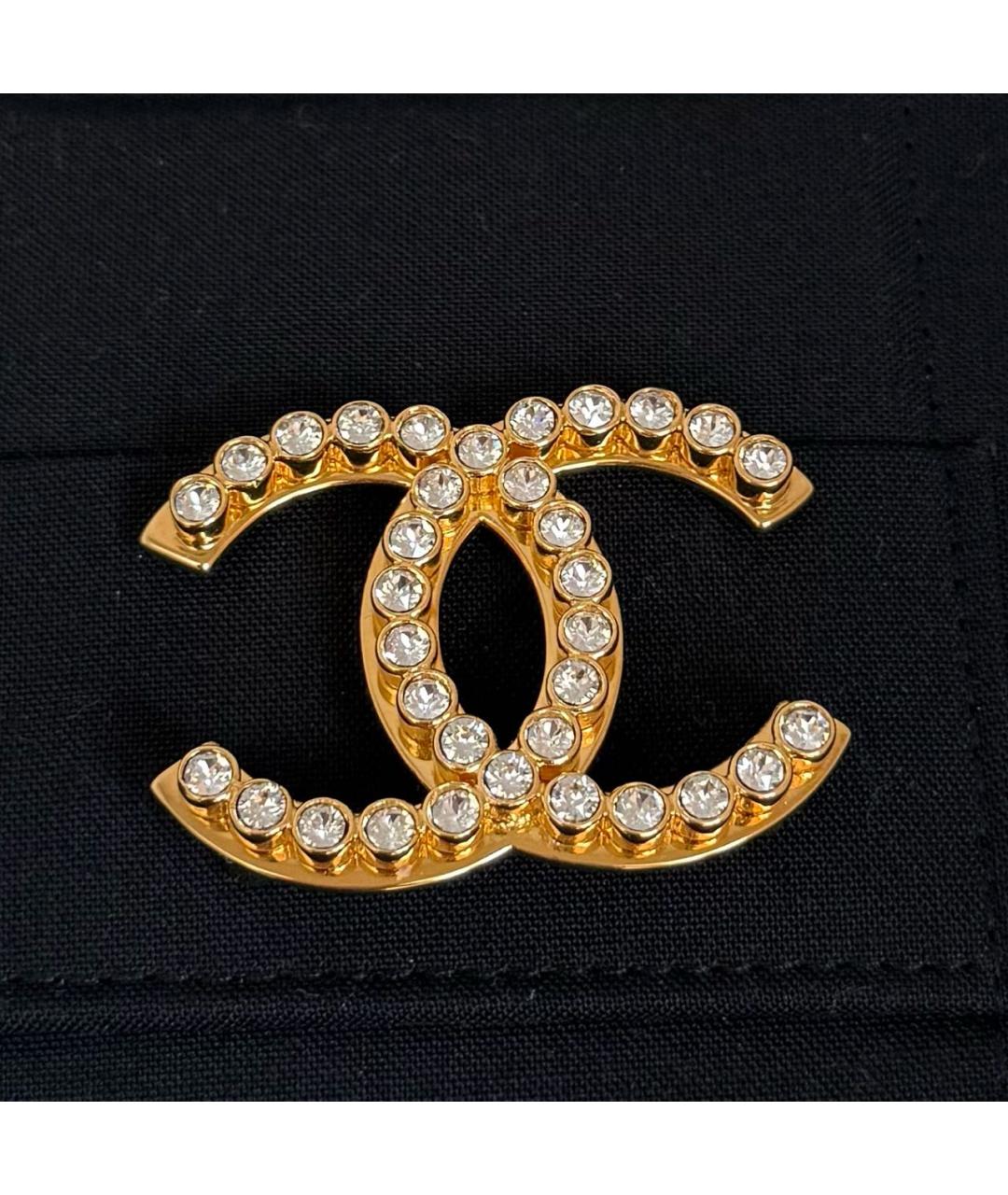 CHANEL Золотая металлическая булавка / брошь, фото 6