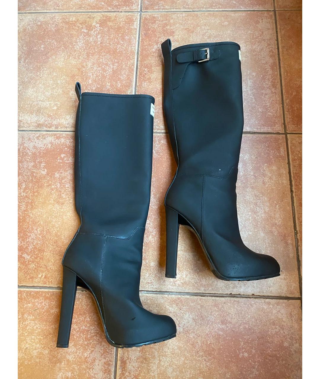 DSQUARED2 Черные неопреновые сапоги, фото 3