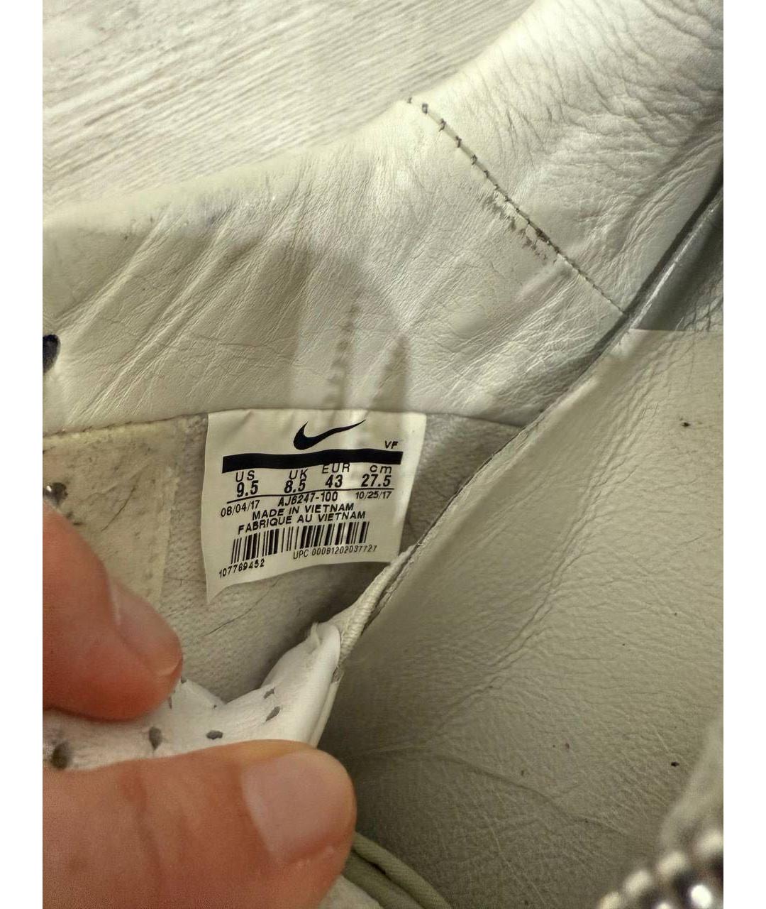 ACRONYM® Белые кожаные низкие кроссовки / кеды, фото 5
