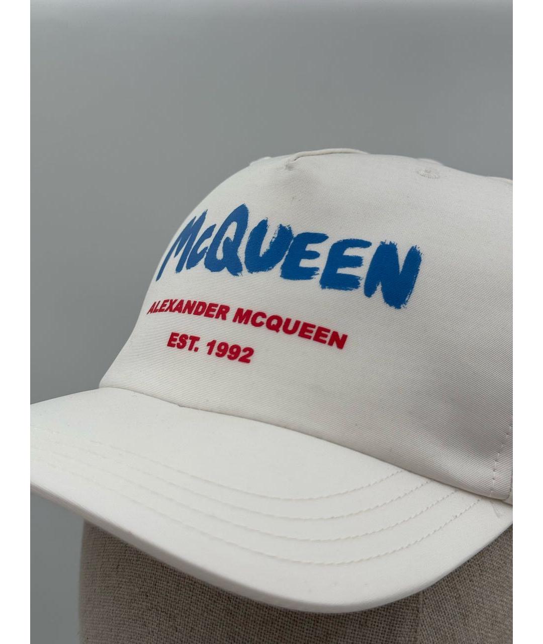ALEXANDER MCQUEEN Белая кепка/бейсболка, фото 2
