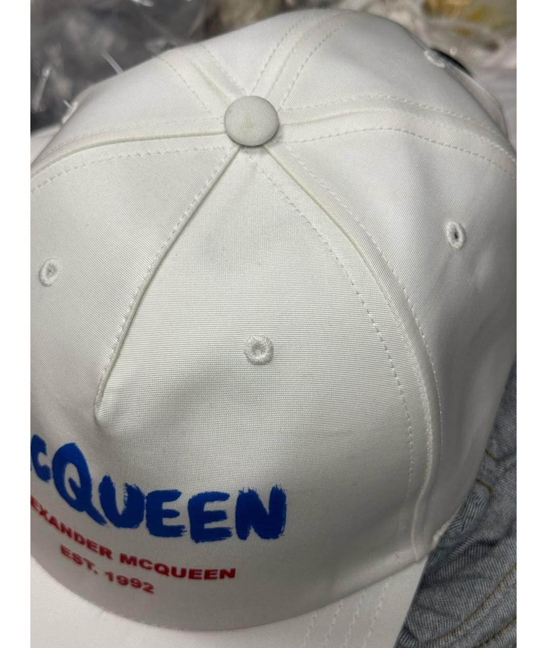 ALEXANDER MCQUEEN Белая кепка/бейсболка, фото 6