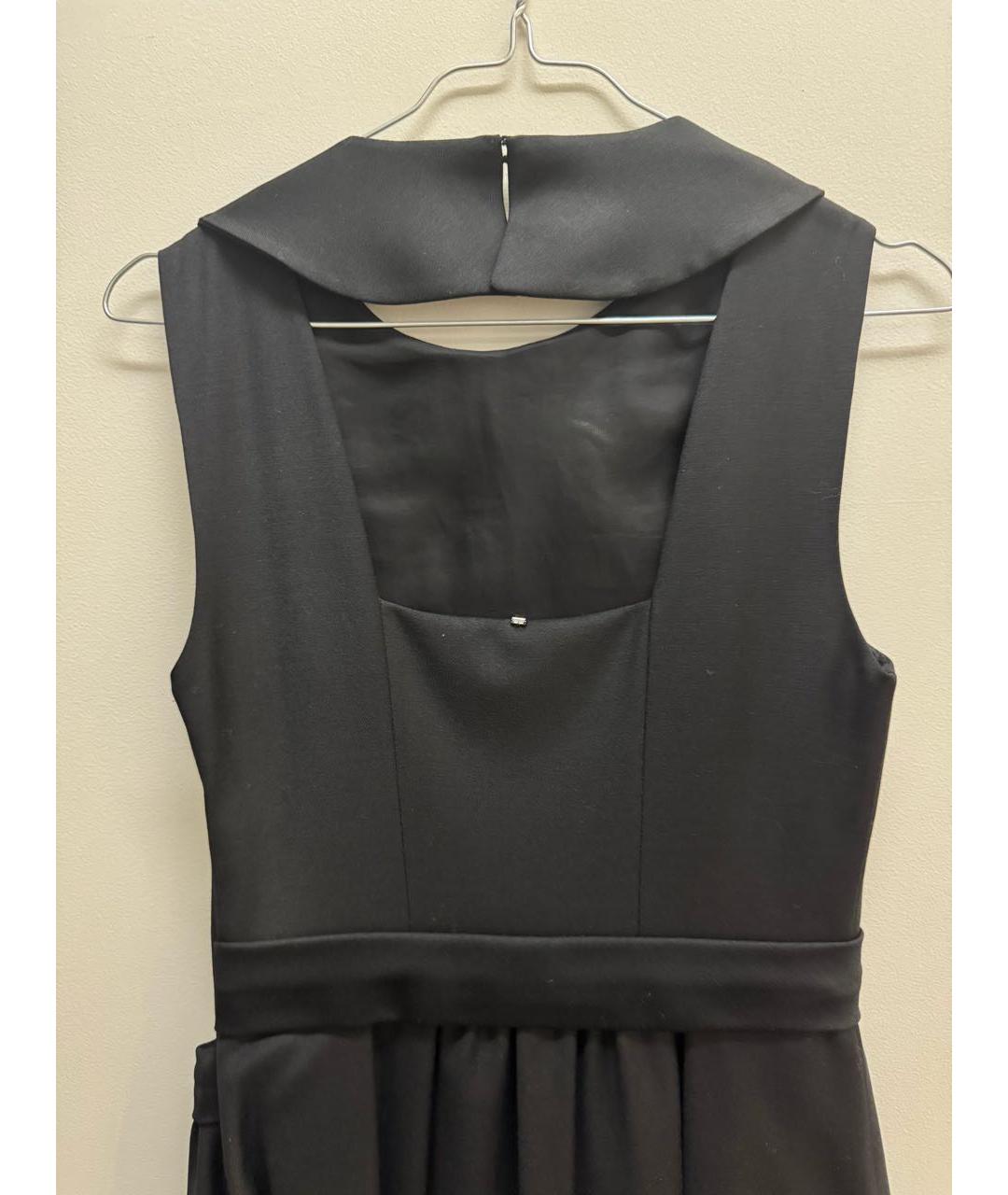 SPORTMAX Черное шерстяное платье, фото 5