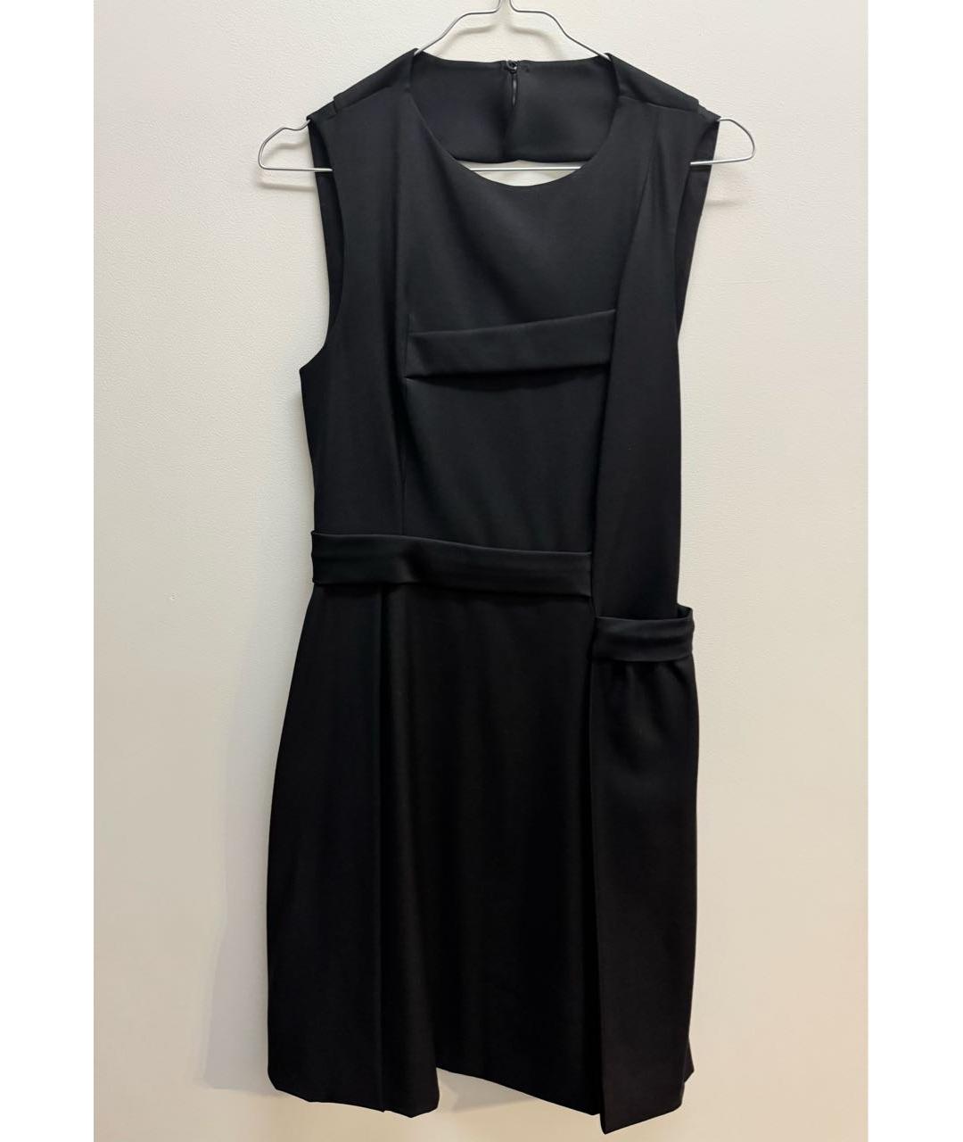 SPORTMAX Черное шерстяное платье, фото 6