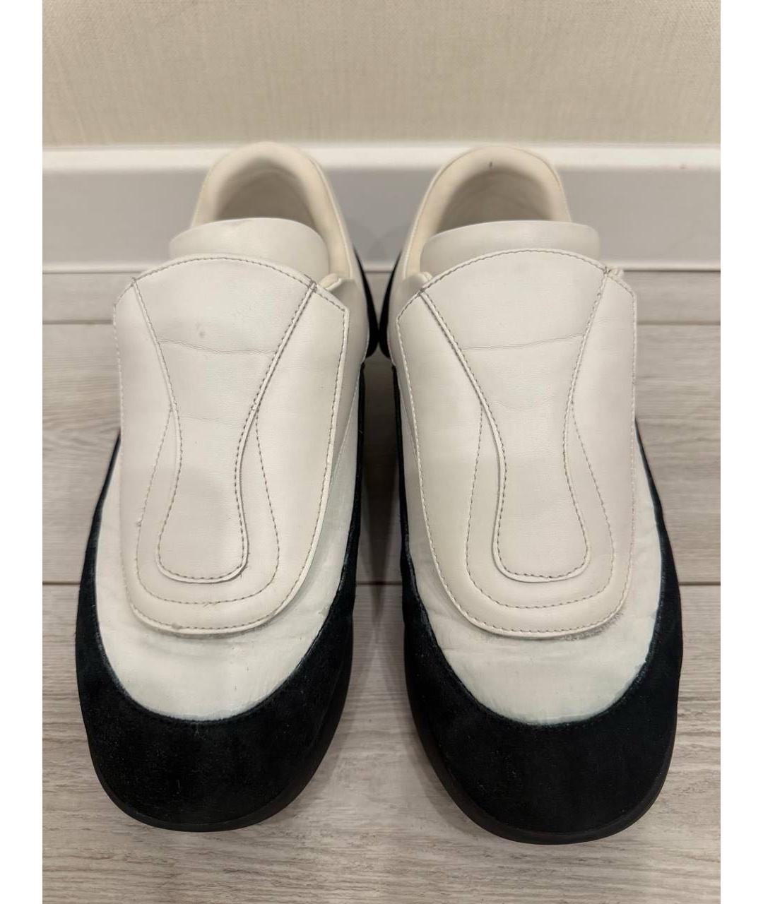 RAF SIMONS Белые синтетические низкие кроссовки / кеды, фото 3