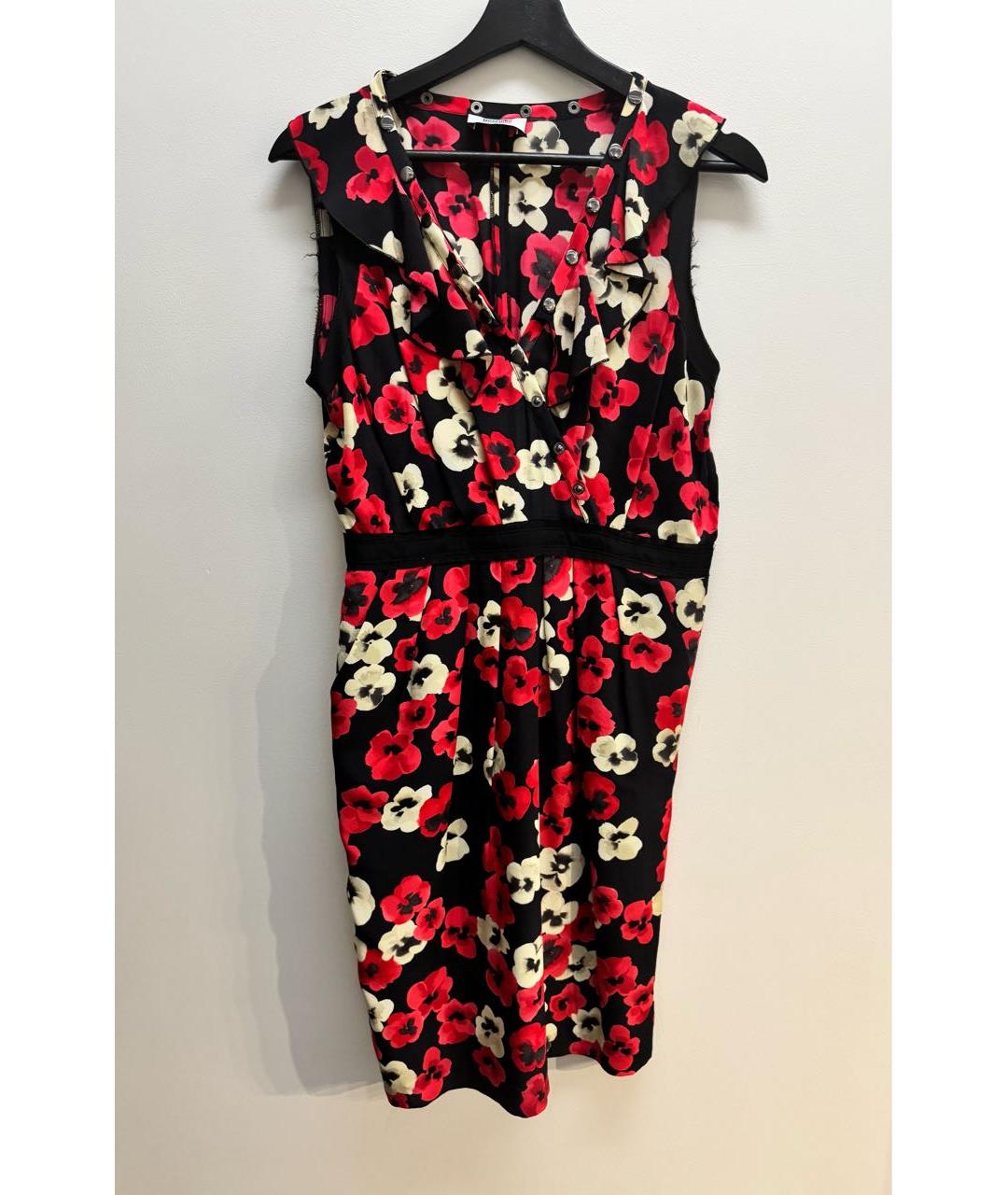 MOSCHINO Красное шелковое платье, фото 7