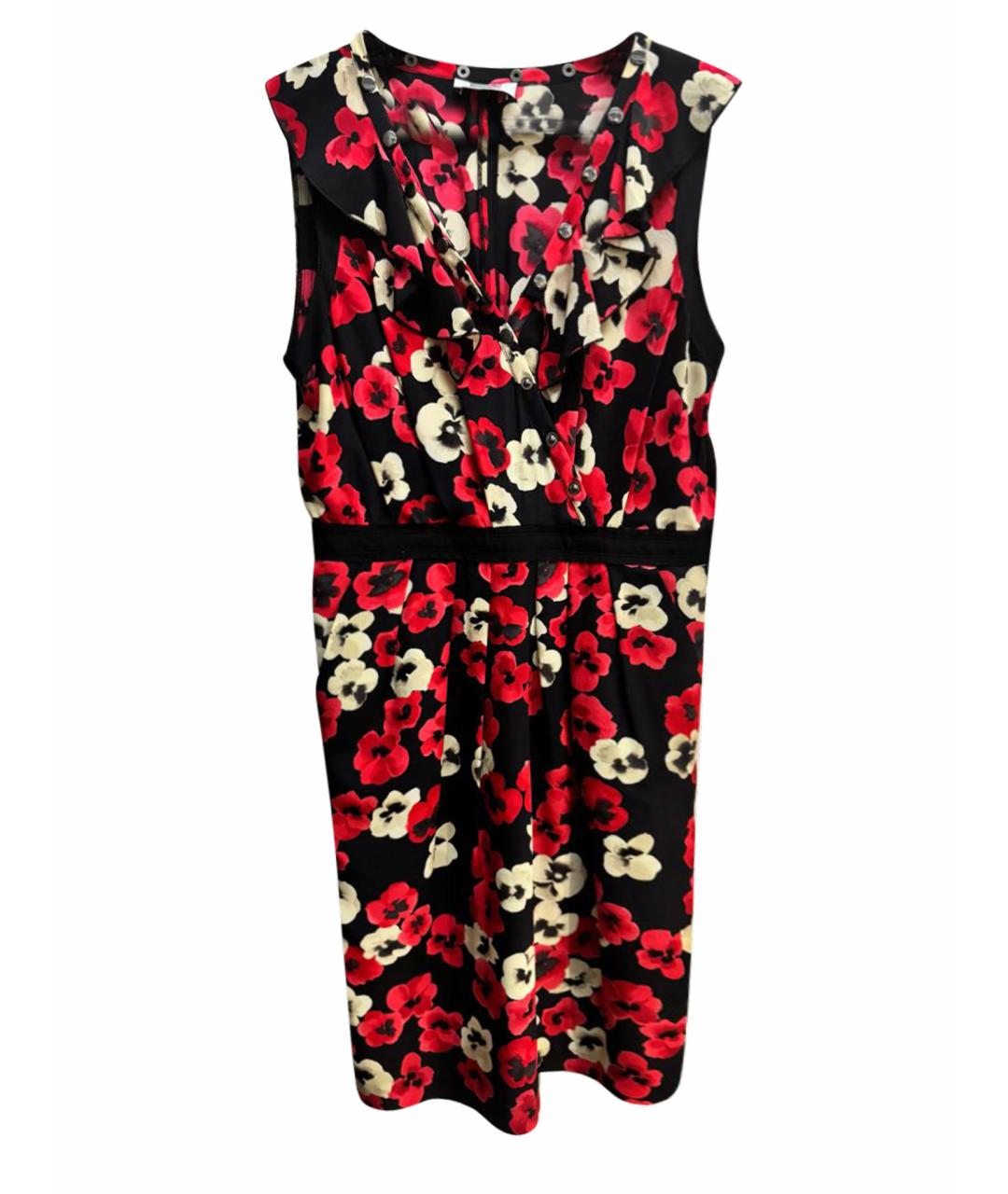 MOSCHINO Красное шелковое платье, фото 1