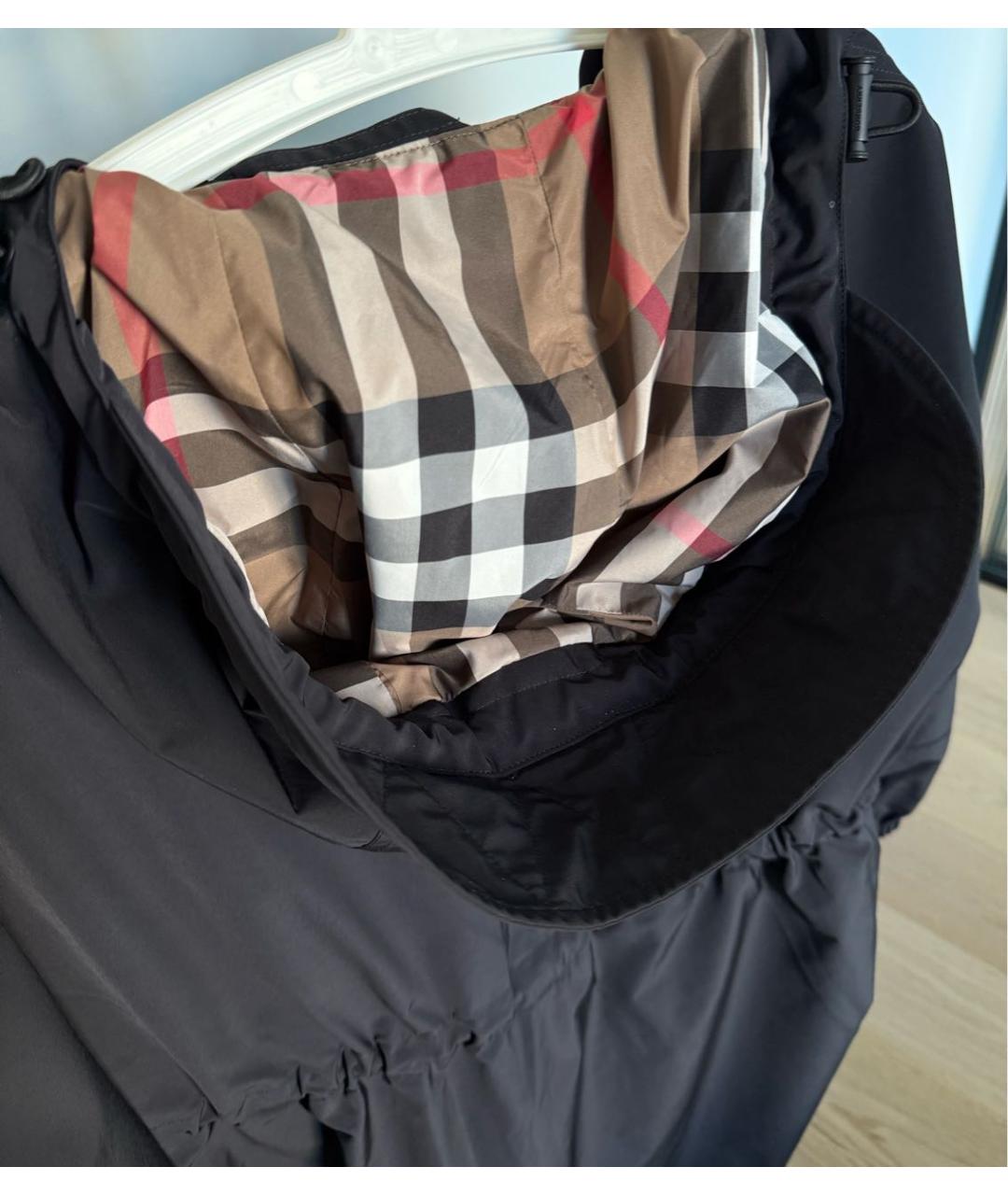 BURBERRY Черная парка, фото 3